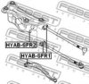 FEBEST HYAB-SFR2 Control Arm-/Trailing Arm Bush